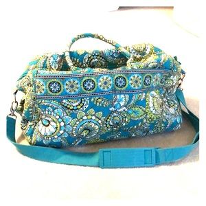 Vera Bradley Weekender in Peacock